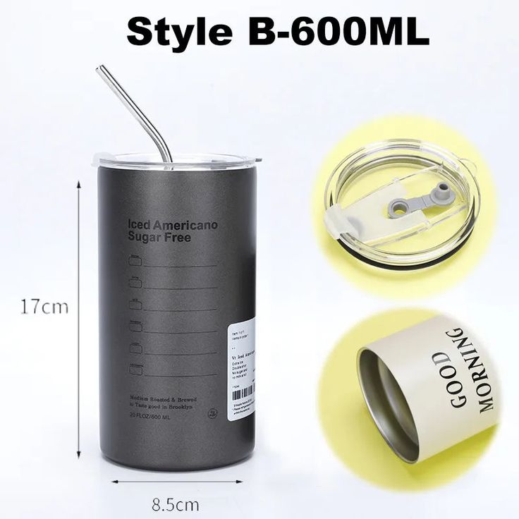 Stainless Steel Iced Coffee Tumbler with Straw – Leakproof, Insulated, & Stylish Design - Image 5