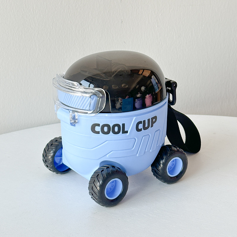 550ml Cool Cup Water Bottle with Wheels - Image 3