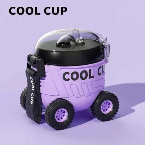 550ml Cool Cup Water Bottle with Wheels - Image 4