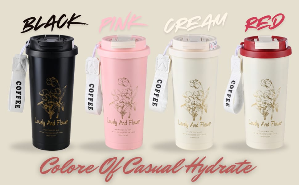 Stylish Coffee Tumblers with Handle 500 ml - Image 8