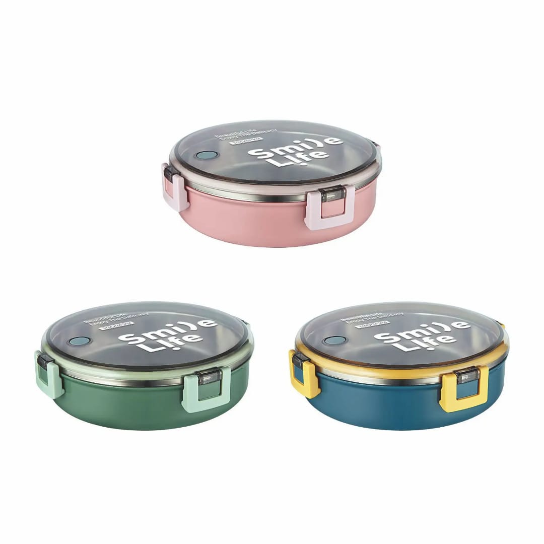 Tedemei Round Lunch Box Stainless Steel - Image 4