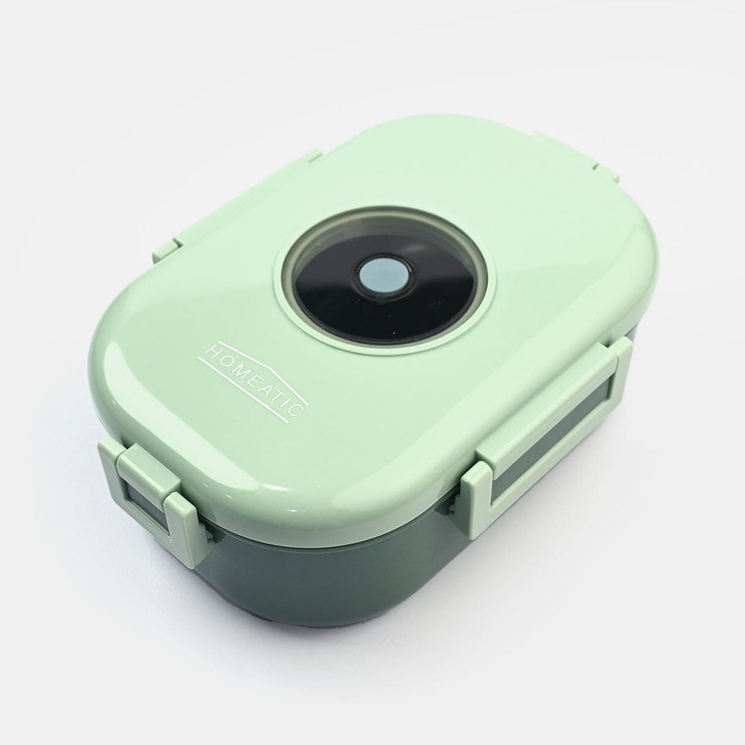 Eco-Friendly Bento Lunch Box with Spoon and Stainless Steel Interior - Image 3