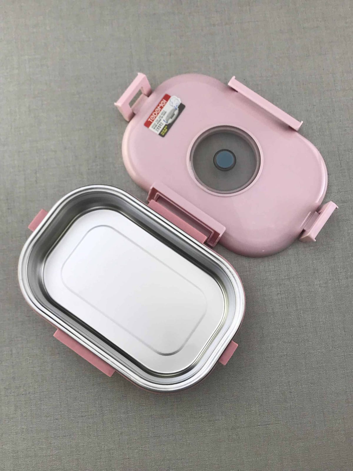 Eco-Friendly Bento Lunch Box with Spoon and Stainless Steel Interior - Image 5