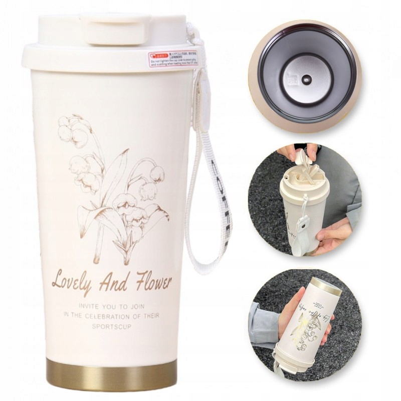 Stylish Coffee Tumblers with Handle 500 ml - Image 4